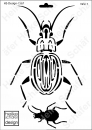 Schablone-Stencil A4 057-1567 Käfer 3